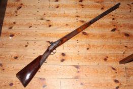 Antique percussion shotgun.