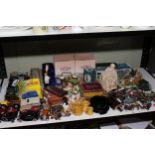 Assorted model vehicles, toy figures, pair of Beswick bookends, ARP Warden and Army Helpers 940/952,