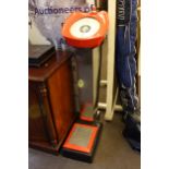 Coin operated personal scales.