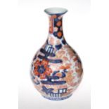 Chinese Imari bulbous vase, 31cm.