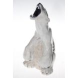 Large Royal Copenhagen Polar Bear, 32cm high.