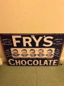 Frys Chocolate advert sign.