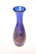 Okra glass vase by Richard Golding.
