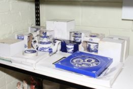 Collection of Ringtons blue and white china, mostly boxed.