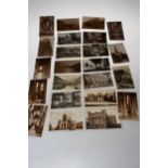 Collection of printed and photographic UK postcards including The Lake Sunderland Waterworks,