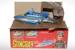 Matchbox Stingray Action Submarine in box.