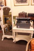 Victorian style washstand and cheval mirror (2).