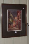 S. Chapman, Lady Pecketts Yard, York, watercolour, signed lower left, 33.