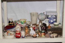 Collection of Goebel ladies, Hummel, Maling, Ringtons, Eddie Stobart, Royal Worcester, globe, etc.