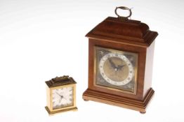 Elliott mantel clock in burr walnut (good working order) 23.