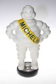 Cast iron Michelin Man, 41cm high.