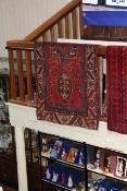 Hand knotted Persian wool runner 3.40 by 1.05.