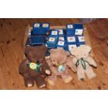 Colour-Box and Peter Fagan miniatures, two Harrods Merrythoughts and 1960's Steiff teddy bears.