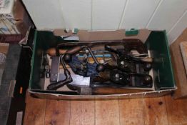 Box of joiners tools including Stanley planes.