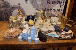 Collection of Chintz china, eggshell, Indian Tree and other teaware, glassware, Carlton ware,
