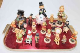 Collection of mostly Goebel Hummel Club figures, and limited edition figure,