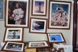 A very nice selection of Commander space signed photographs including: 2 x Frank Borman,