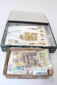 Collection of military and other subject interest cigarette cards, trade cards,