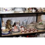 Collection of ceramics including Royal Doulton, Coalport, Wade, Crown Devon, Noritake, etc.