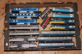 Intercity model Locomotives, assorted carriages, two Pullman Locomotives, etc.