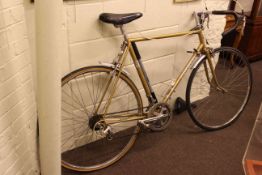 Vintage Claud Butler racing cycle with SunTour VX gears and Weinmann block brakes (with two spare