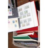 Large collection of stamps and albums, etc.