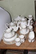 Paragon Burford part dinner and tea service, approximately forty pieces.