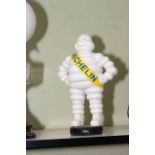 Cast metal Michelin Man figure, 38cm high.