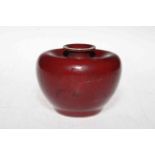 Chinese Sang de Beouf washer, 8cm high.