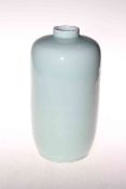 Chinese sky blue glazed vase, with six character underglaze blue mark, 26.5cm.