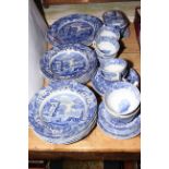 Collection of Copeland Spode Italian, approximately thirty five pieces.