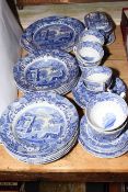 Collection of Copeland Spode Italian, approximately thirty five pieces.