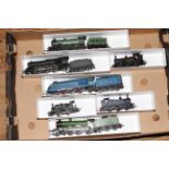 Seven model Locomotives including four with tenders.