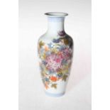 Small Chinese famille rose vase, signed by Wang Bu, 14cm.