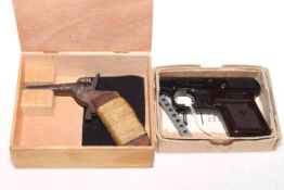 Webley Mark III sports starting pistol, boxed, and another starting pistol (2).