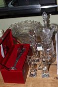 A good collection of quality crystal including Waterford limited edition 'The Twelve Days of