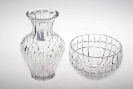 Waterford crystal by Marquis including bowl and vase (2)