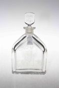 Decanter for 150 year celebration of Public Steam Travel.