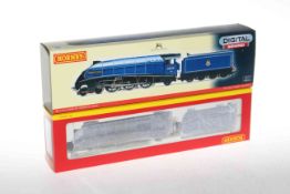 Hornby Digital Sound OO Gauge 4-6-2 Glass A4 Sparrowhawk locomotive.