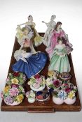 Six Royal Doulton ladies including Lauren, Katie, Ninette and Elaine,