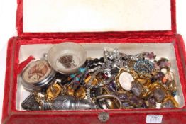 Box of jewellery, etc.