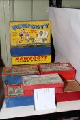 Twelve various Newfooty boxed games.