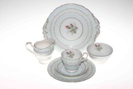 Paragon 'Radstock' pattern thirty eight piece tea set with two cake plates.