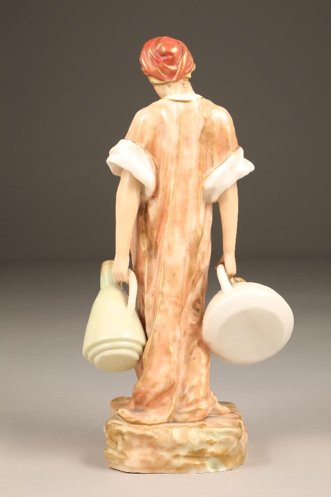 Nautilus porcelain figure, the water carrier, 35.5cm high. - Image 5 of 5