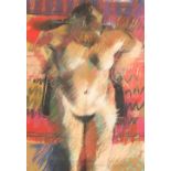 Crawford Adamson (Scottish Contemporary) ARR Framed pastel, drawing 'Nude Study' 31cm x 22cm