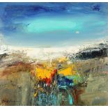 Nael Hanna (Scottish/Iraqi born 1959) ARR Framed oil on canvas, signed 'East Haven Fishing Creels