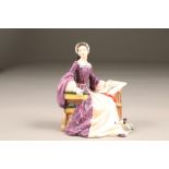 Royal Doulton bone china figure, limited edition, Mary Tudor, HN 3834, No 461/5000.