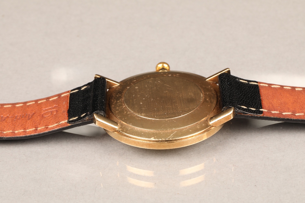 Gents 9 carat gold Omega de Ville wrist watch, champagne dial with hour markers, with replacement - Image 4 of 4