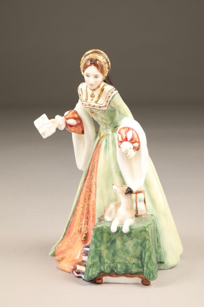 Royal Doulton bone china figure, limited edition, Lady Jane Grey, HN 3680, No 2165/5000.