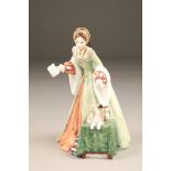 Royal Doulton bone china figure, limited edition, Lady Jane Grey, HN 3680, No 2165/5000.